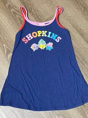 Shopkins Girls Top Size Small | Cute Graphic Tee | Colorful Character Print